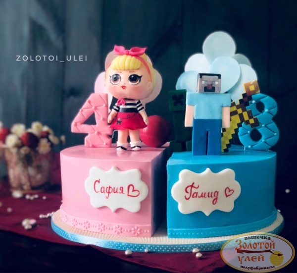 Торт с ''LOL"