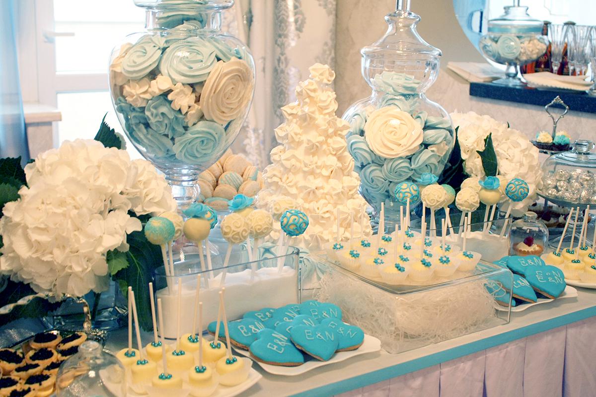 Оформление кенди-баров в «Золотой Улей»: сладкий стол жениха, невесты, детских мероприятий