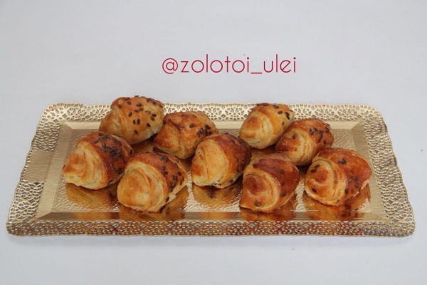 Круассаны с шоколадом