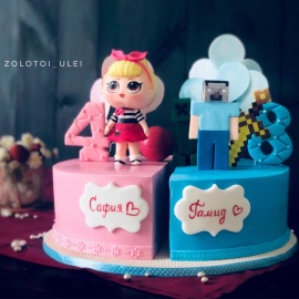 Торт с ''LOL"